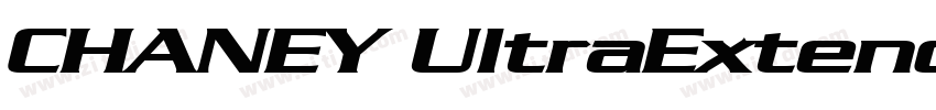 CHANEY UltraExtended字体转换
